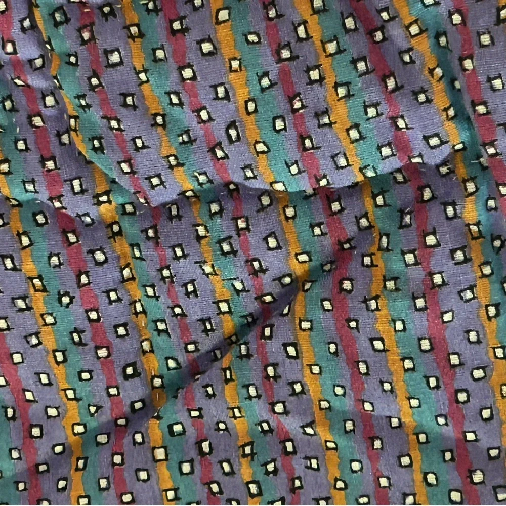 Quilted handcrafted wall hanging purple stars